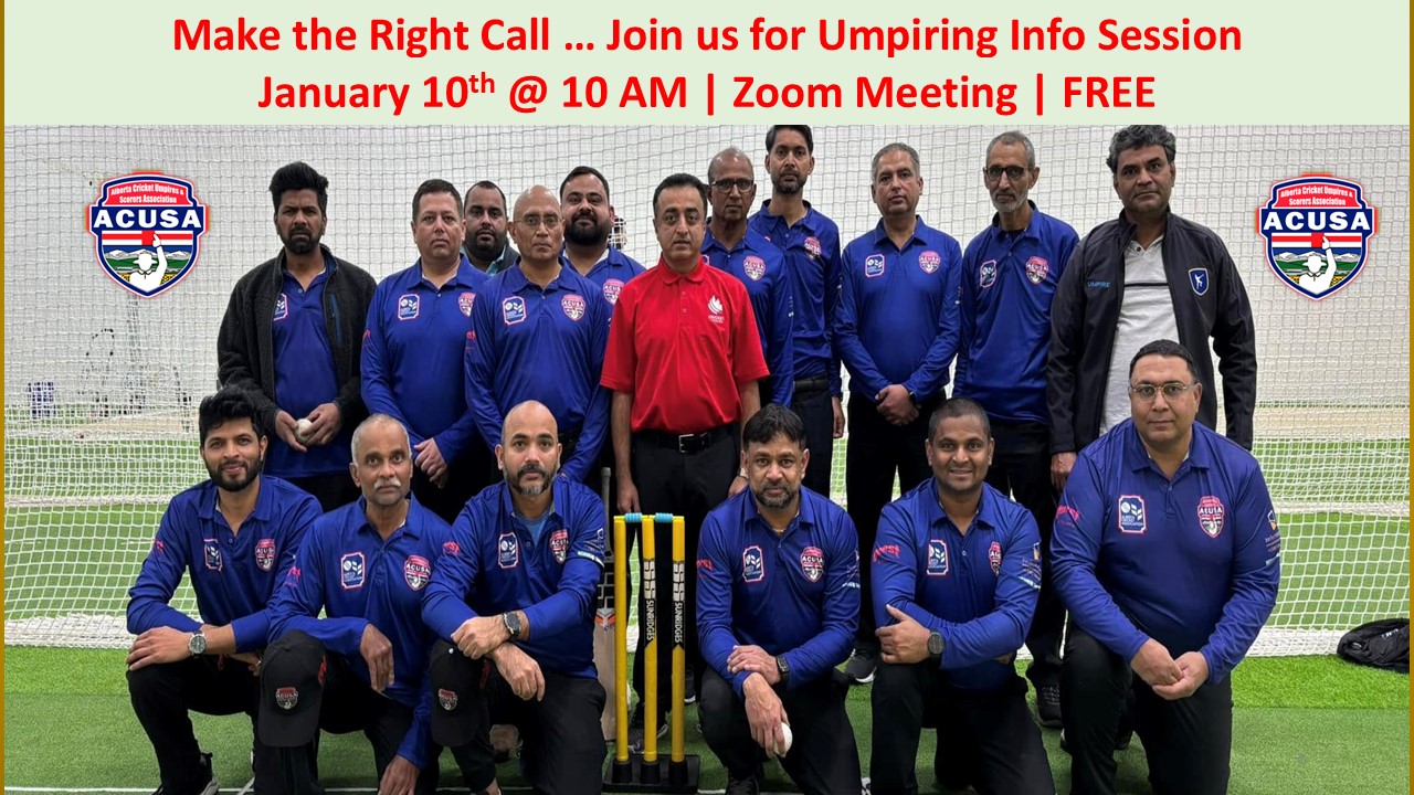 Umpiring Info Session | ZOOM | January 10th, 2026 at 10 AM